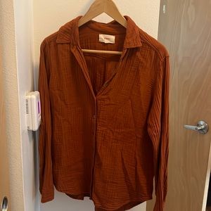 Xirena Xs Scout Shirt in Rust